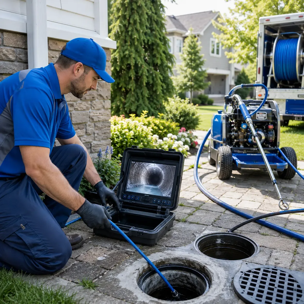 Outdoor drain cleaning professionals serving Polk, OH