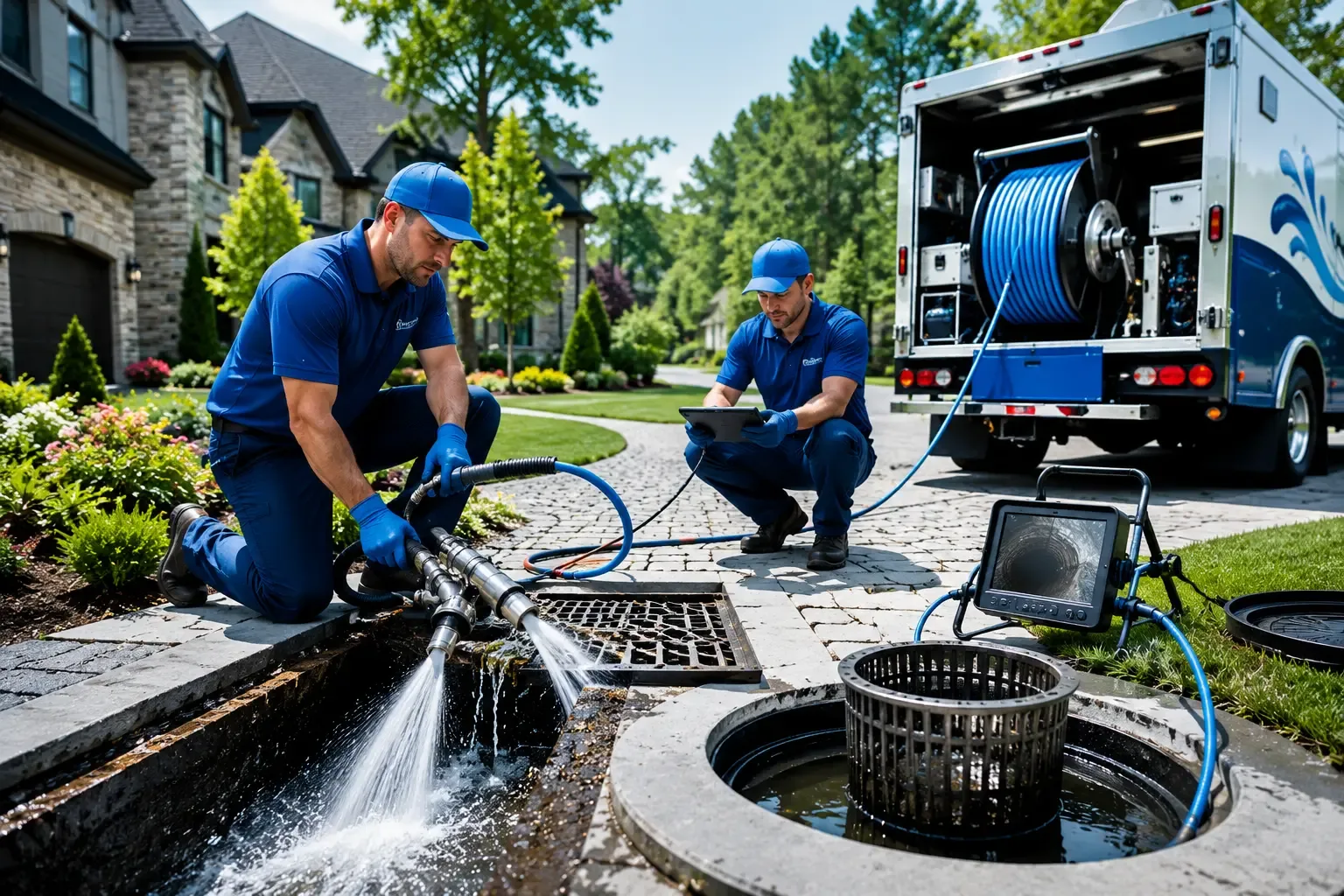 Local outdoor drain cleaning professionals in Polk, OH